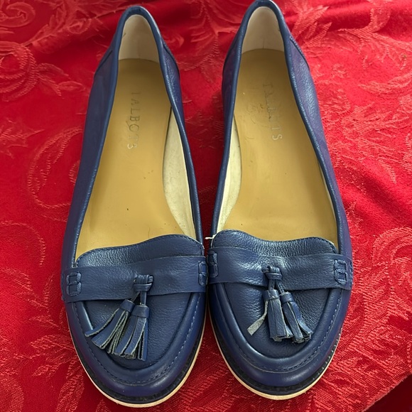 Talbots royal blue tassel loafers sz 6.5 - Picture 1 of 6